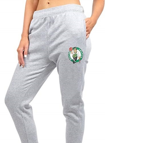 NBA Pants - Boston Celtics Womens Joggers / Sweatpants Gray L